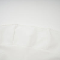 Nathalie white tulle-panelling maxi dress