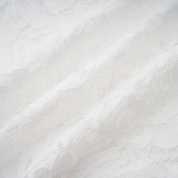 Abbie White Floral Lace Bustier Maxi Dress