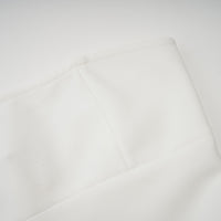 Nathalie white tulle-panelling maxi dress