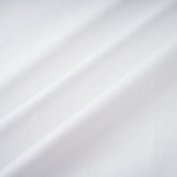 Dulcie white front-slit shirred shirt dress