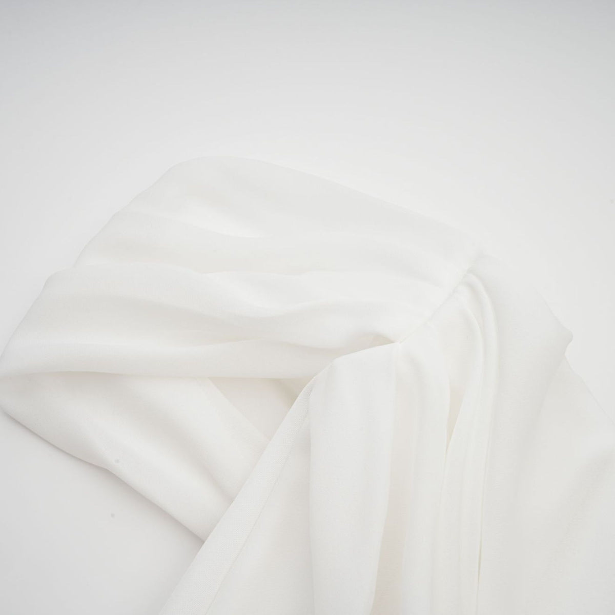 Gitta white ribbon-design ruched mini dress
