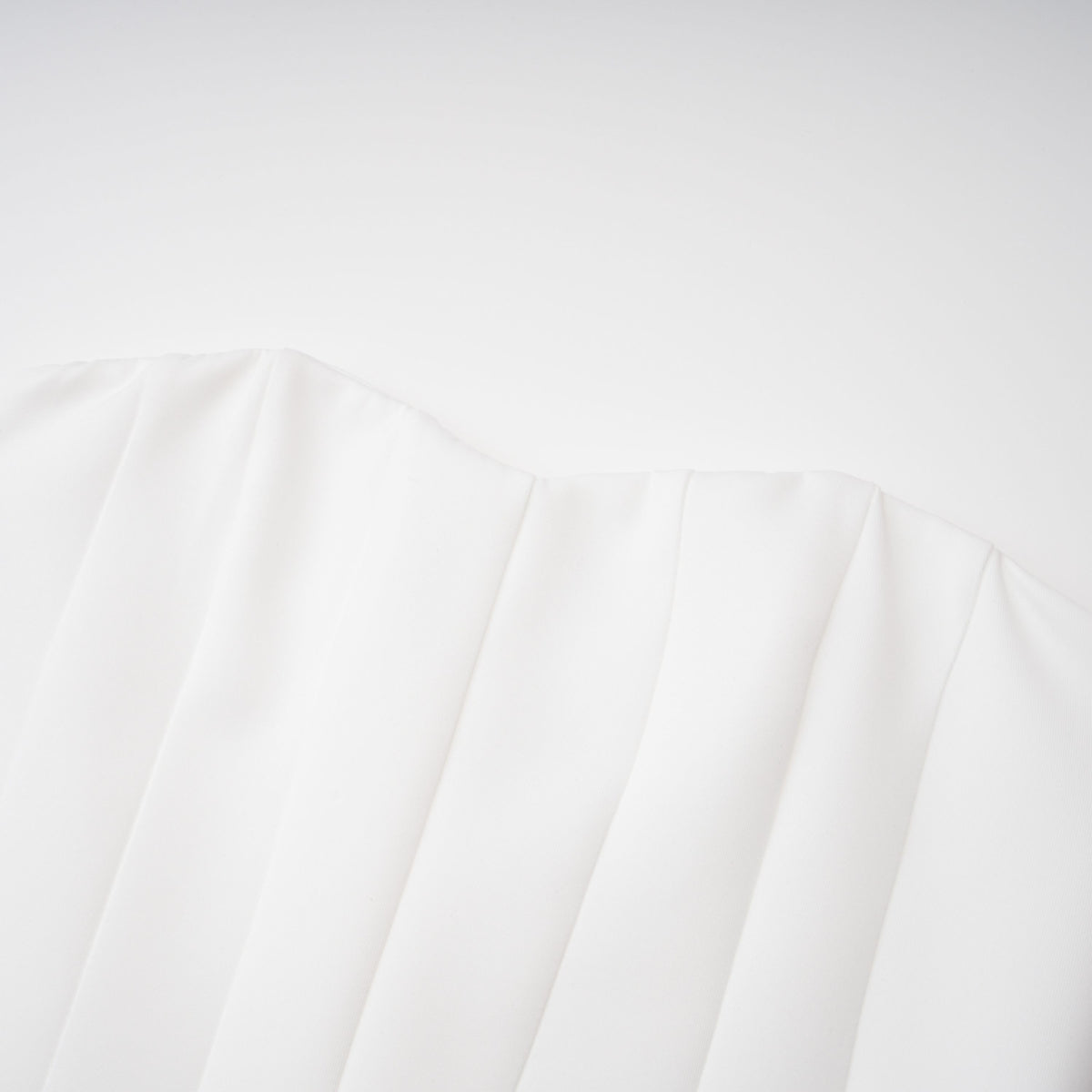Felice White Structured Cape & Corset Dress Set