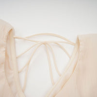 Hélène faux-flower layered ruffled mini dress
