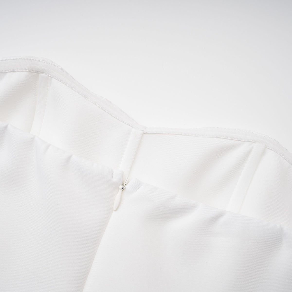 Felice White Structured Cape & Corset Dress Set