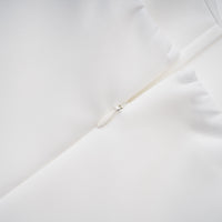 Felice White Structured Cape & Corset Dress Set