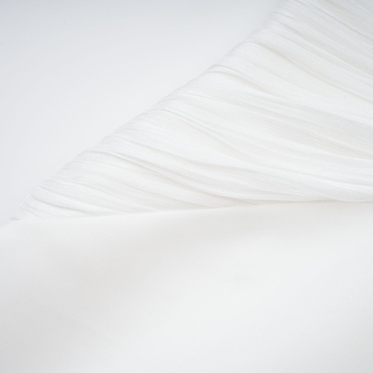 Emmeline White Train Design Gathered Maxi Dress