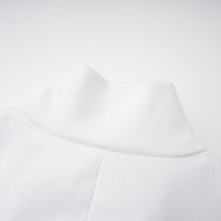 Felice White Structured Cape & Corset Dress Set