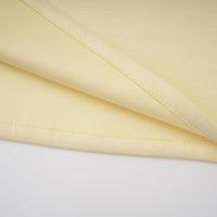 Piroska Yellow Pearl Trim Shawl Detail Maxi Dress