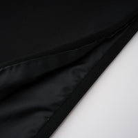 Quitterie Black Lace Panel Maxi Dress