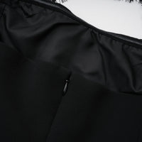 Bokamoso Black Lace Panel Maxi Gown