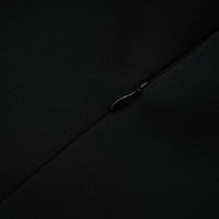 Bokamoso Black Lace Panel Maxi Gown