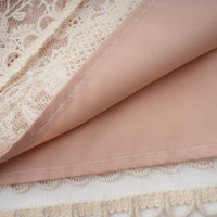 Fleur floral-embroidered lace midi dress in Neutrals
