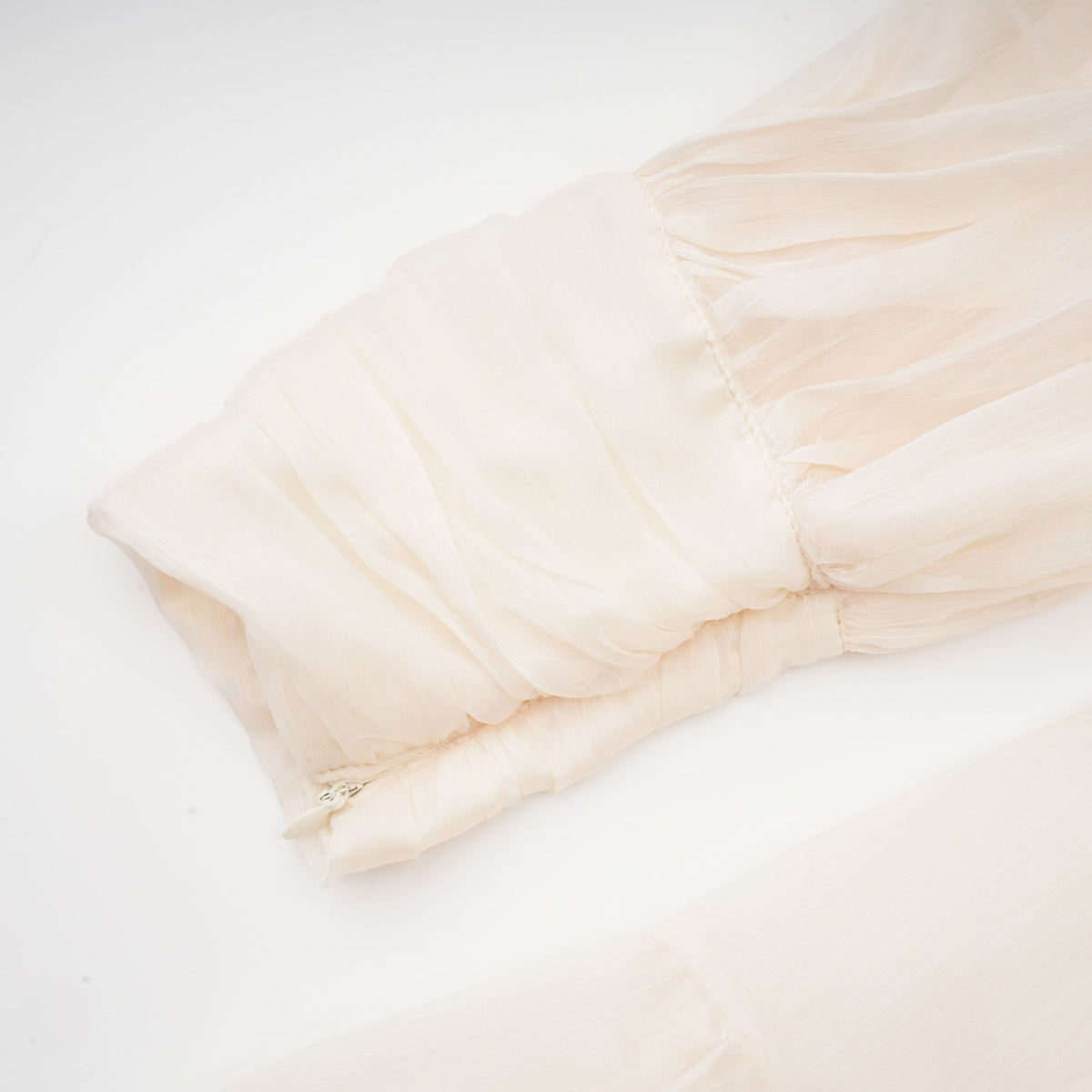 Thibaulte tuck-detail pleated tulle mini dress