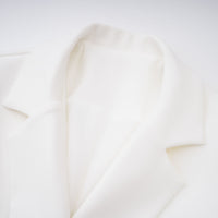 Osanne White Double Breasted Blazer Mini Dress