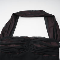 Miriam Black Open Back Maxi Gown with Bow