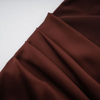 Vedette Brown Ruched Corset Maxi Dress (Without Gloves)