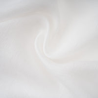 Quincie white shirred flounced mini dress