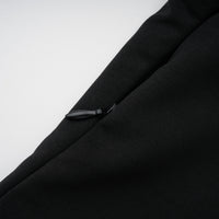 Berit Black Scarf Off Shoulder Ruched Maxi Dress