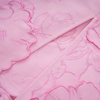 Inga Pink Strapless Floral Embroidered Maxi Dress