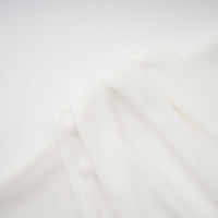 Mystérieuse White Turtleneck Draped Maxi Dress