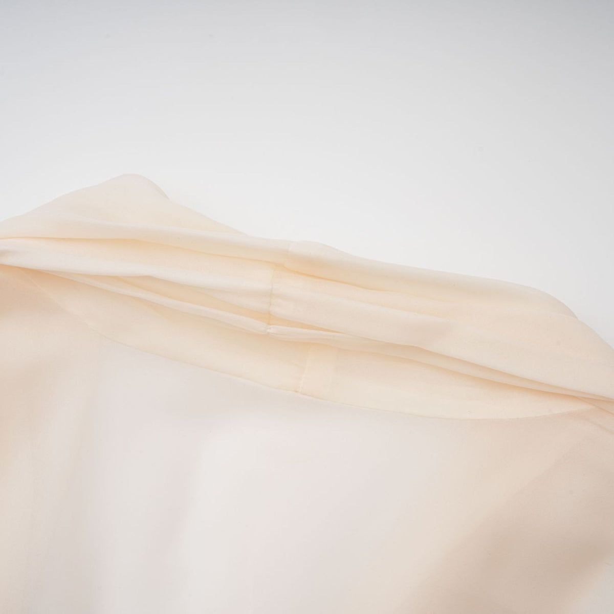 Riley Cream White Draped Tulle Maxi Dress
