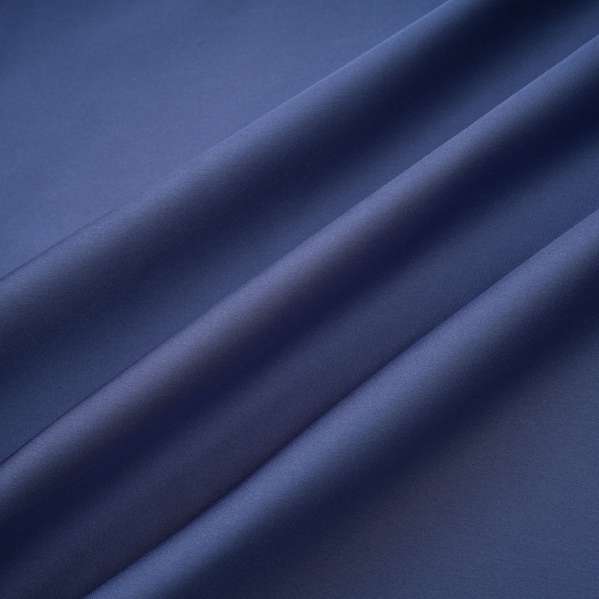 Angelína Blue Diagonal Pleated Gathered Maxi Gown