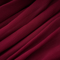 Théa Burgundy Asymmetrical Ruched Mini Dress