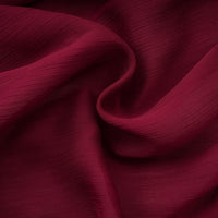 Théa Burgundy Asymmetrical Ruched Mini Dress