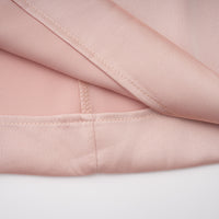 Everleigh Champagne Satin Top & Skirt Set With Cape Detail
