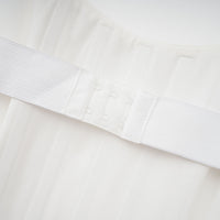Melisande White Embellished Dress & Skirt Set