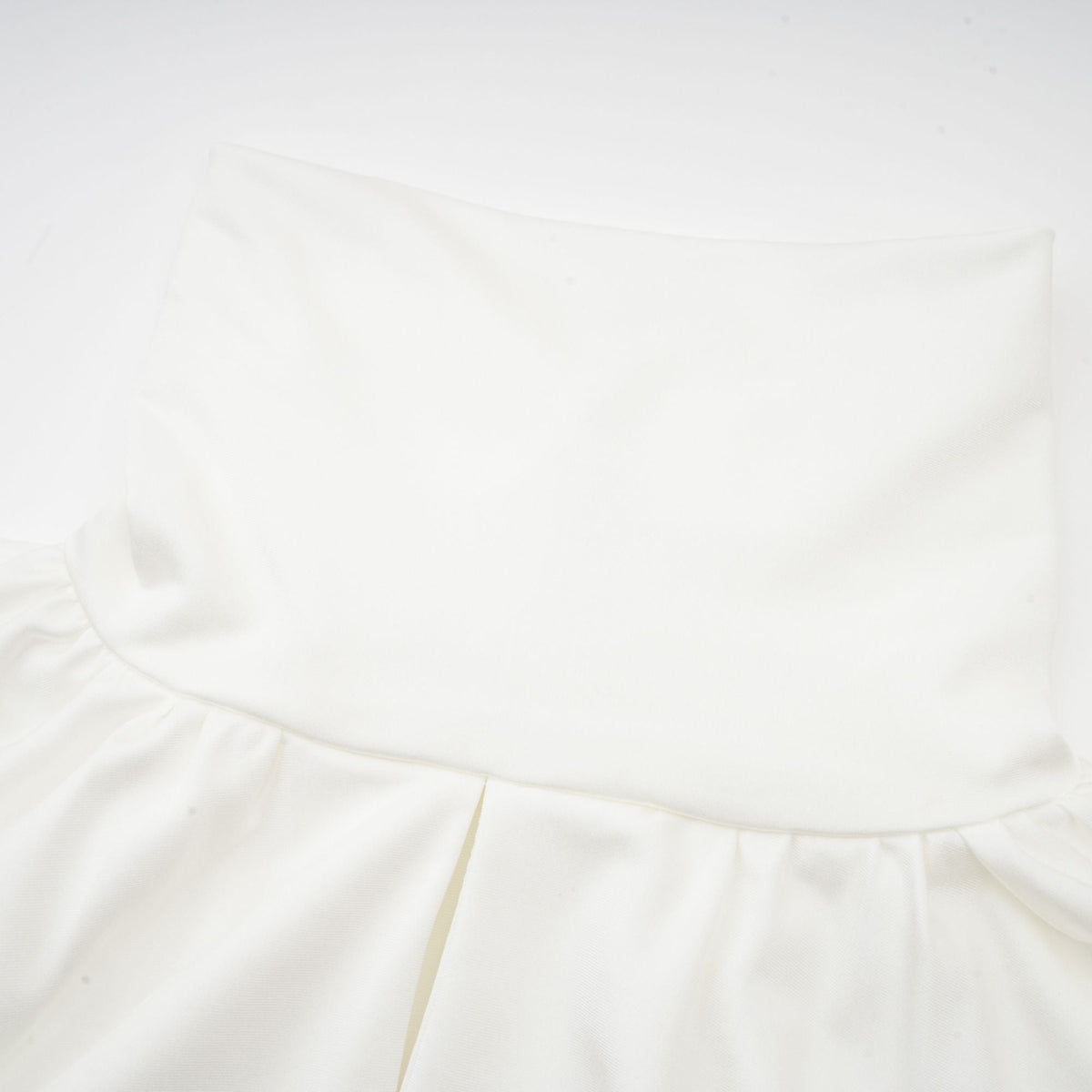 Maeva faux-flower ruched mini dress in White