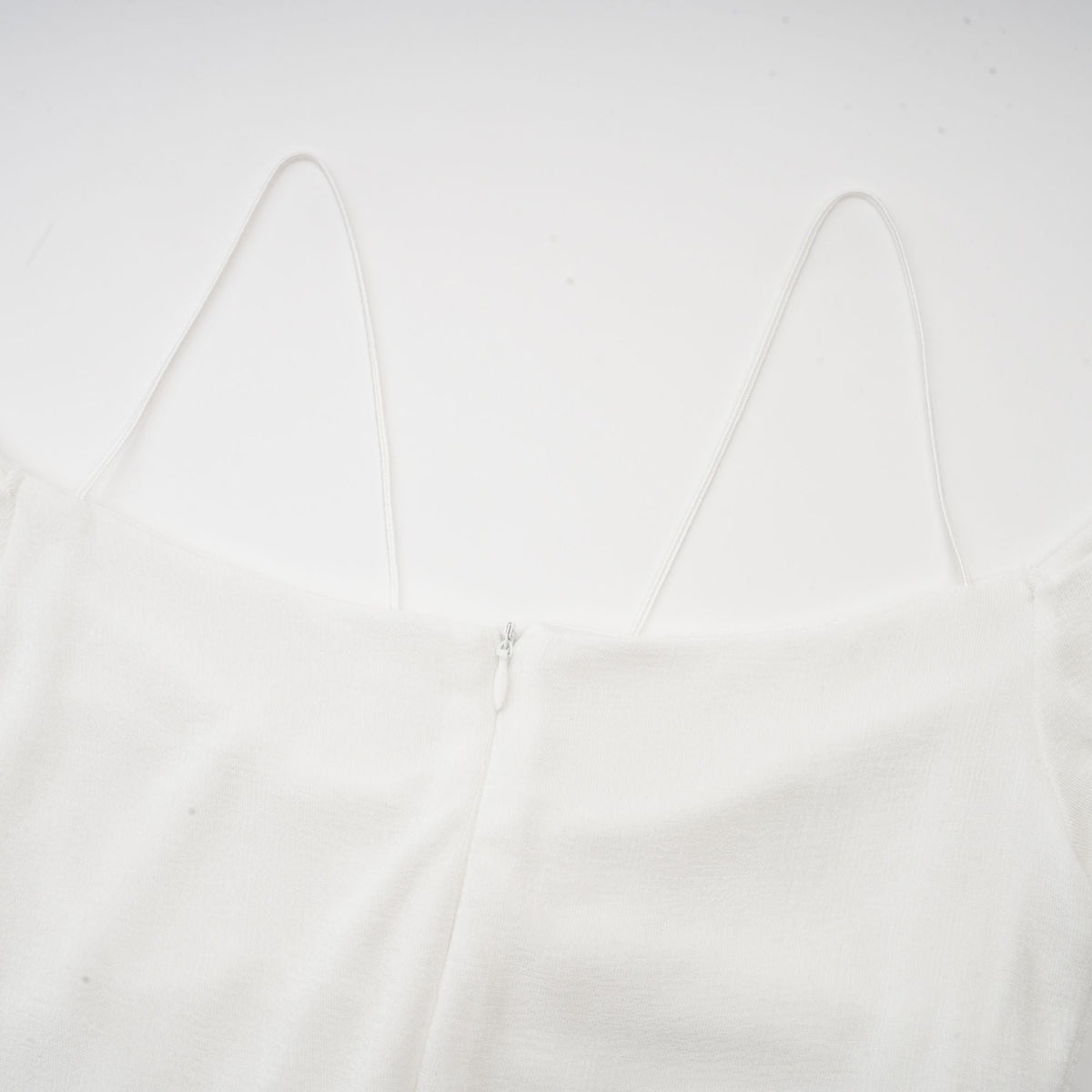 Nadine off-shoulder panelled maxi dress in White