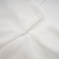 Nadine off-shoulder panelled maxi dress in White