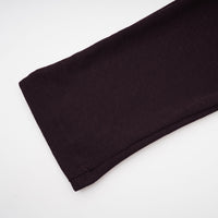 Camille Red Ruched Midi Dress with Flap Design Detail
