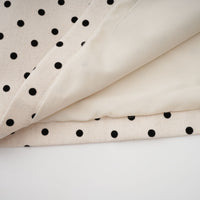 Gitane White Polka Dot Midi Dress