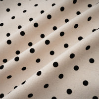 Gitane White Polka Dot Midi Dress