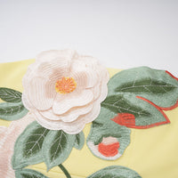 Abigail Yellow Floral Embroidered Mini Dress