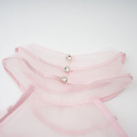 Nonchalante Pink Tiered Halterneck Maxi Dress