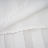 Vienne White Lace-Up Pleated Maxi Dress