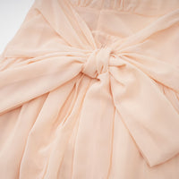 Élodie ruffled faux-flower maxi dress