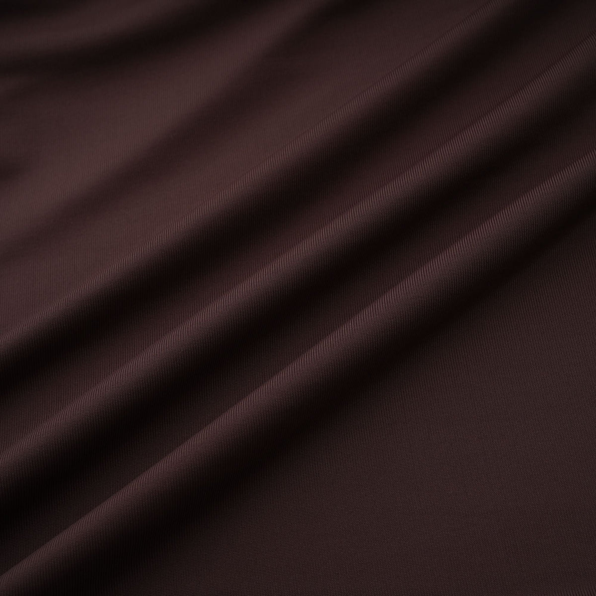 Prune Brown Night Out Asymmetrical Ruched Midi Dress