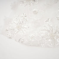 Suzette crystal-embellished floral mini dress