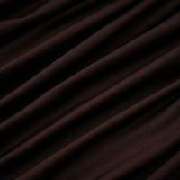 Brigitte Brown Lace Panel Ruched Maxi Dress