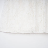 Bronte White Pleated Floral Lace Midi Dress
