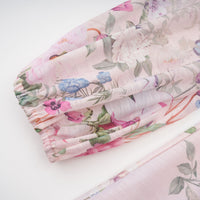 Fabienne light-pink floral-print mini dress
