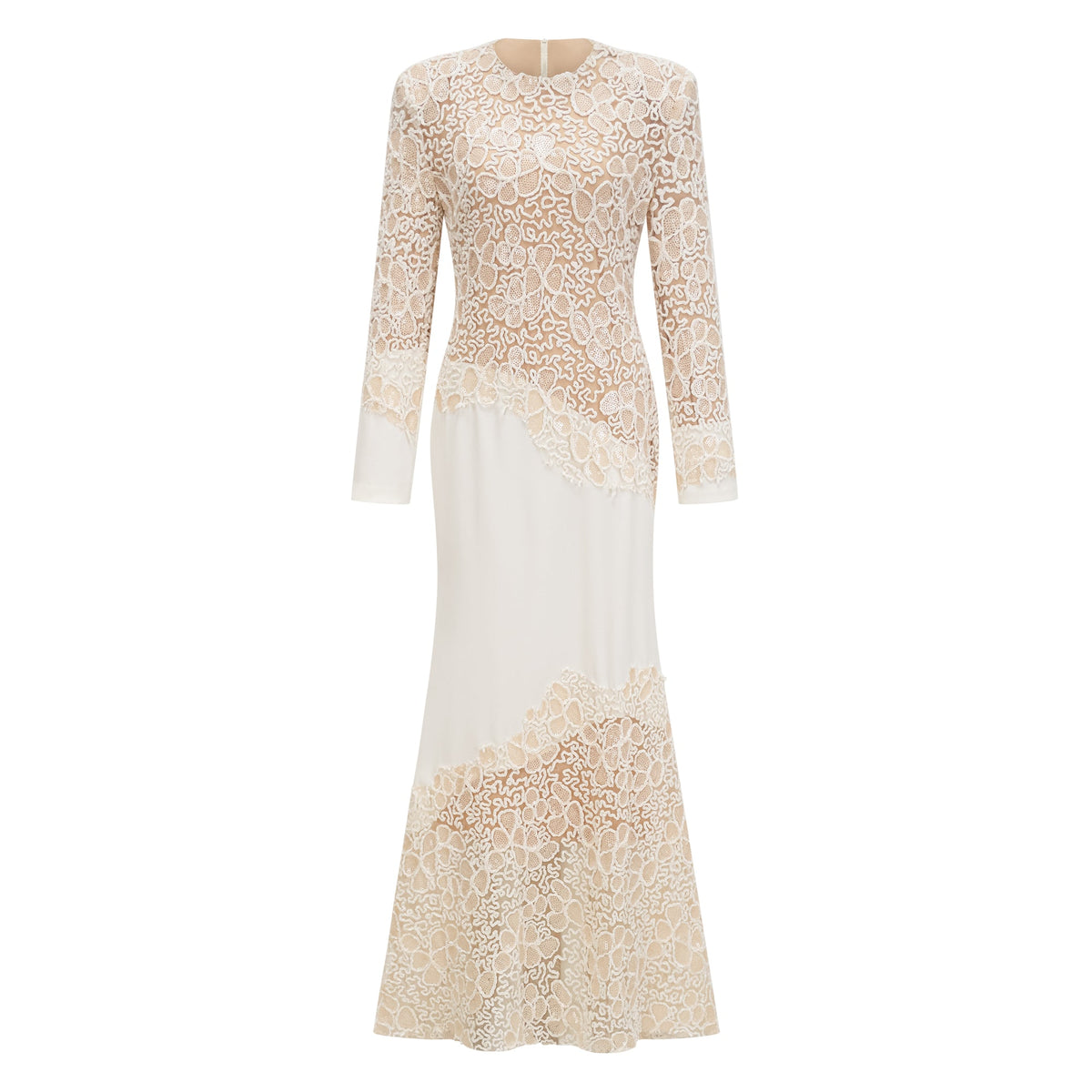 Mathilde White Embroidered Maxi Dress