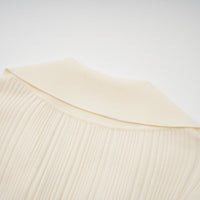 Nouria neutrals ribbed-knit midi dress