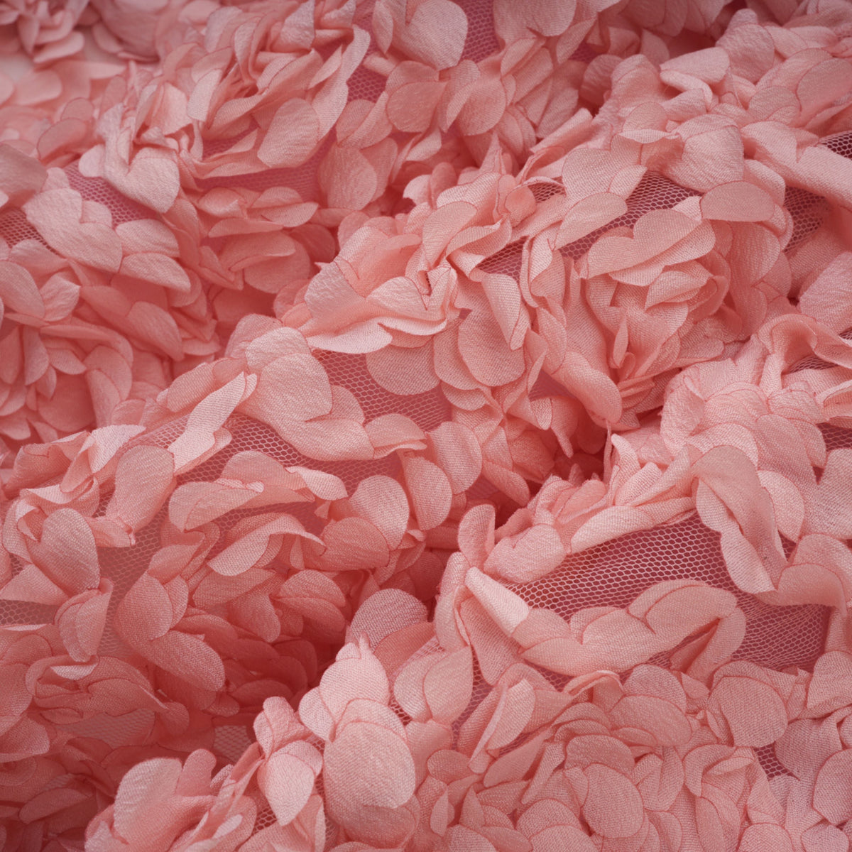 Rachel Pink 3D Petal Tulle Mini Dress