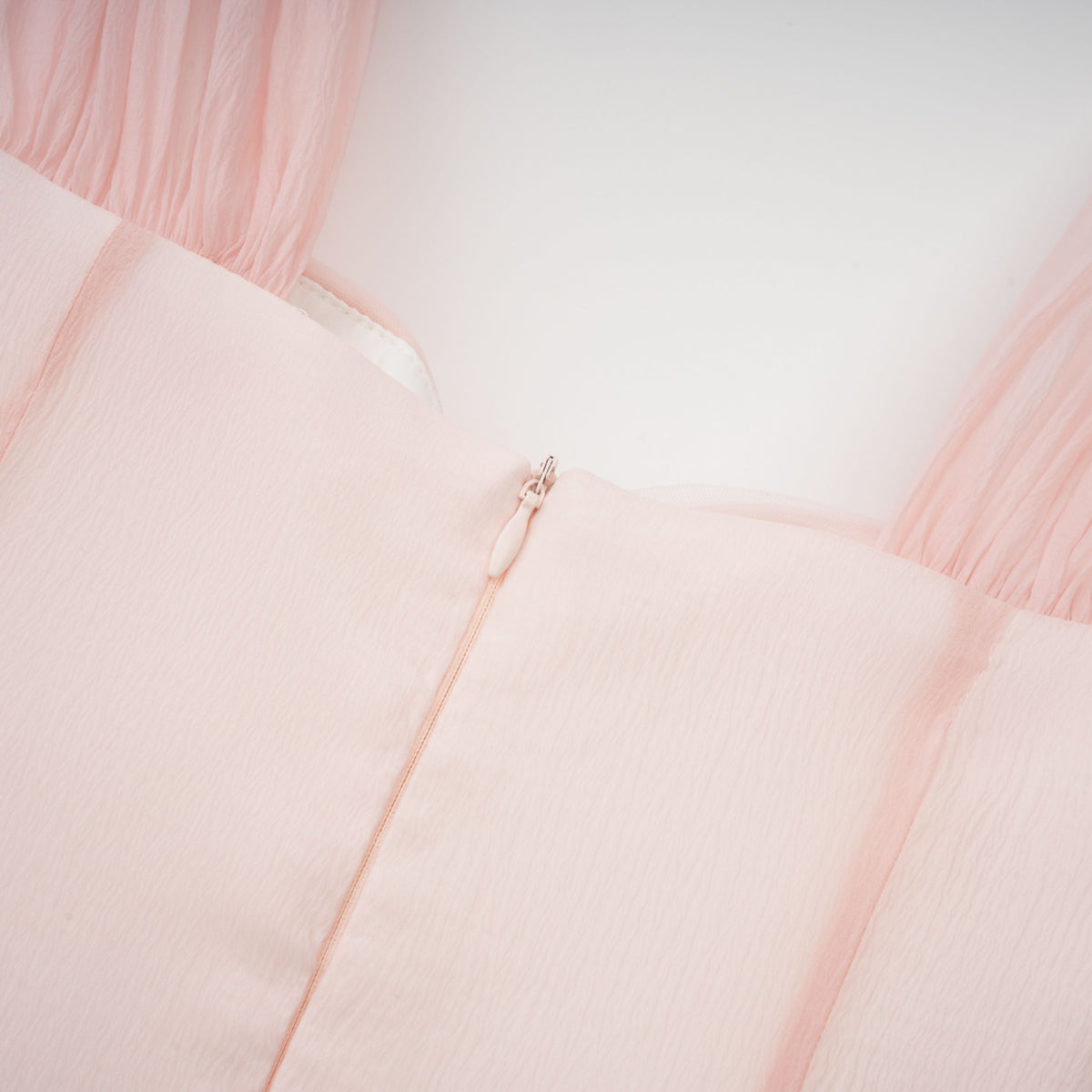 Érasme Pink Flounced Midi Dress