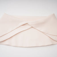 Aria White Asymmetrical Shawl & Tulle Panel Dress Set